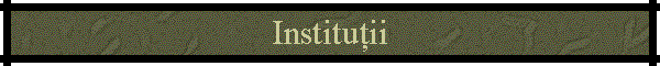 Instituţii